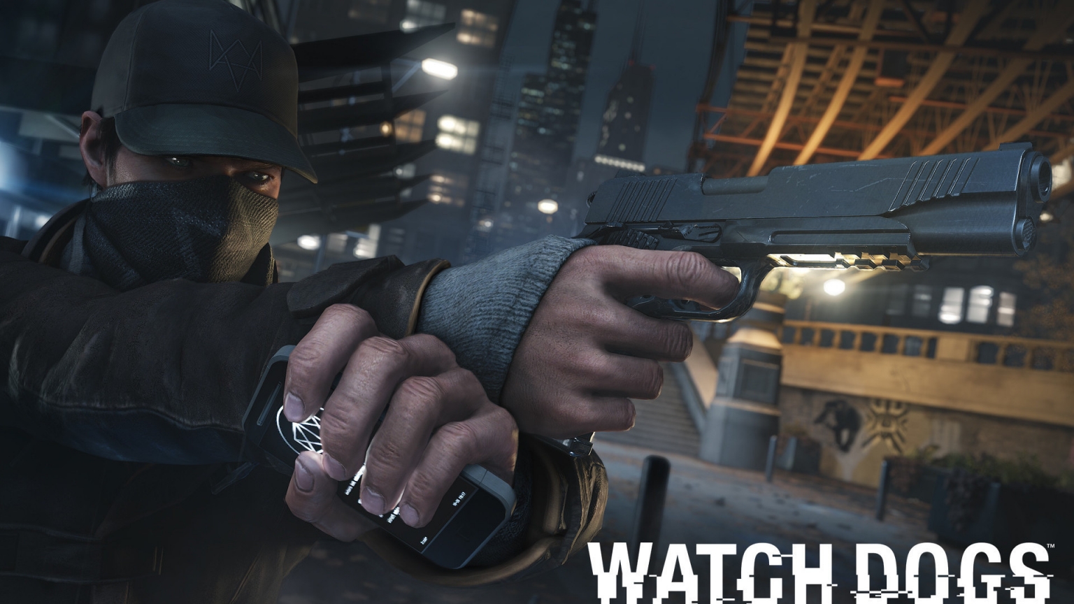 Aiden Pearce Watch Dogs for 1536 x 864 HDTV resolution