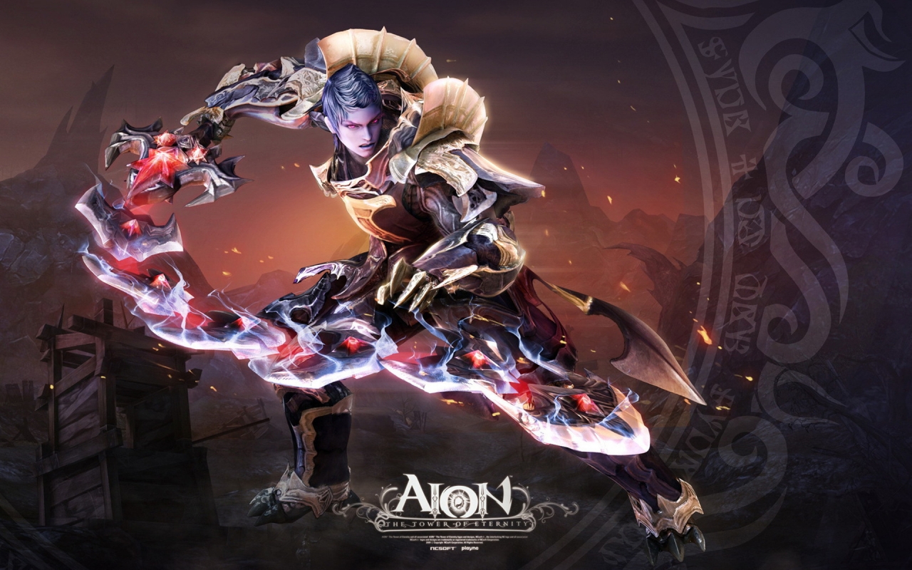 Aion Character for 1280 x 800 widescreen resolution