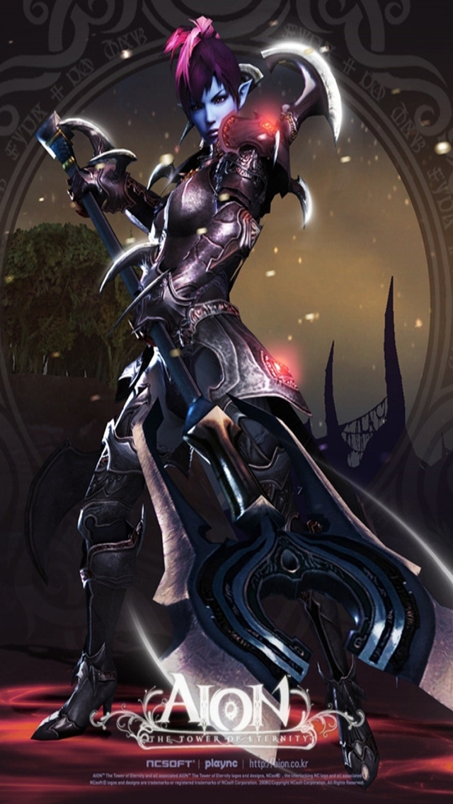 Aion The Tower of Eternity for 640 x 1136 iPhone 5 resolution