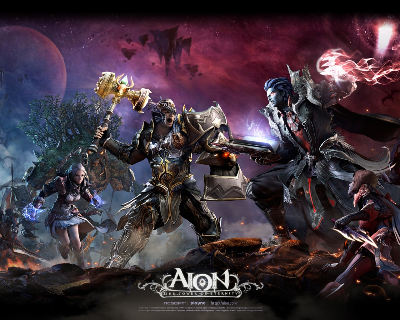 Aion The Tower of Eternity Characters for 1280 x 1024 resolution