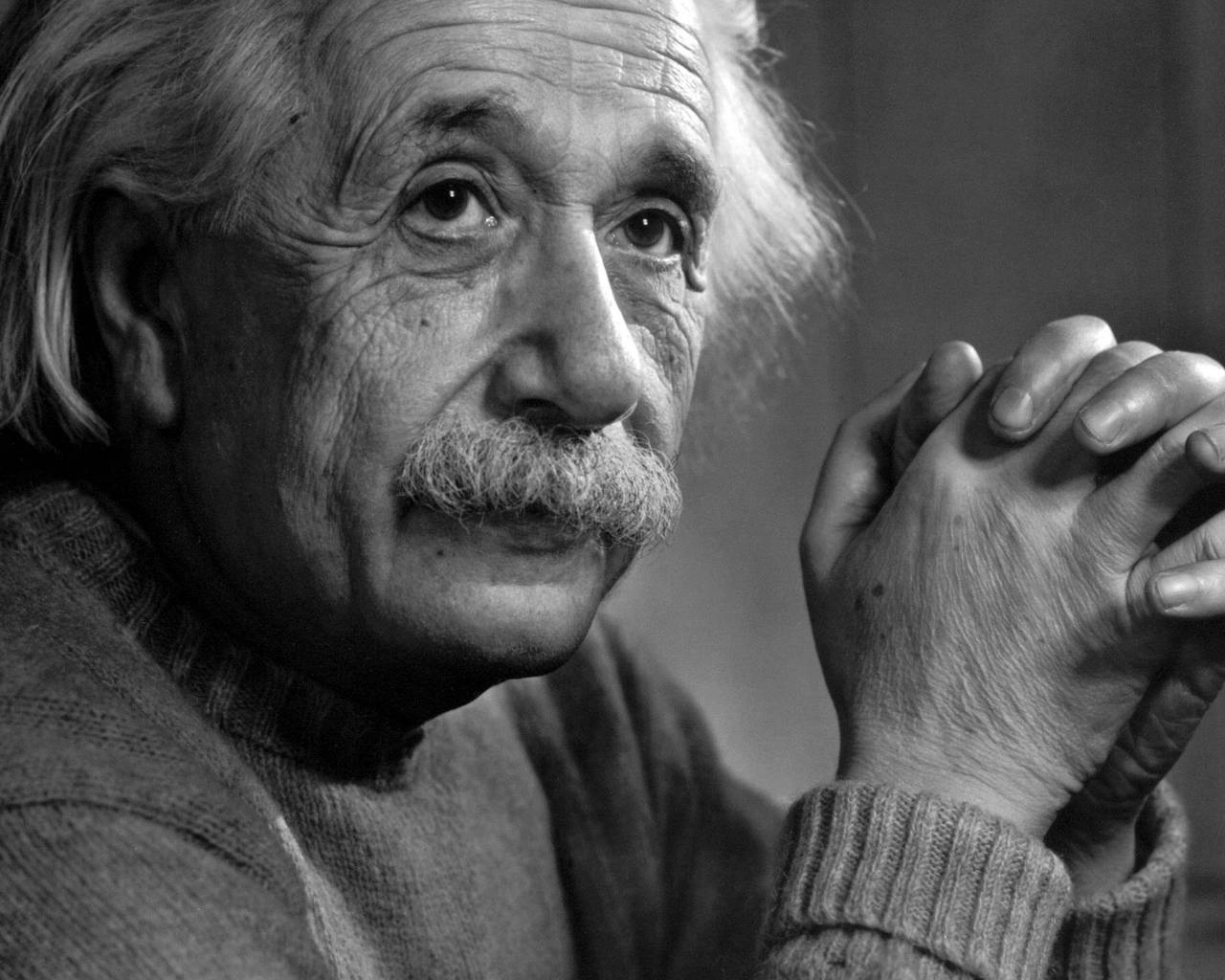 Albert Einstein Monochrome for 1280 x 1024 resolution