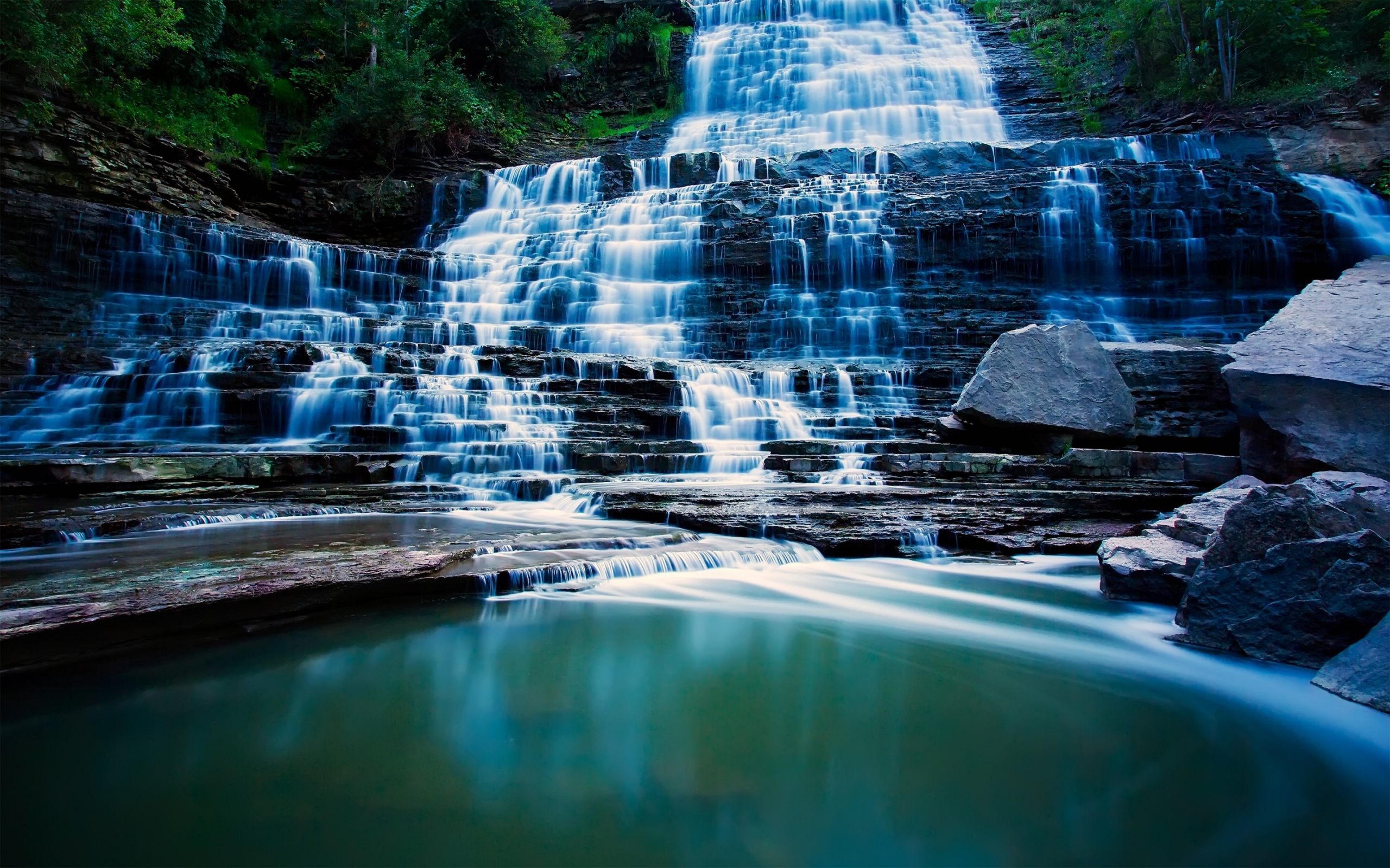 Albion Falls Ontario Canada for 2560 x 1600 widescreen resolution