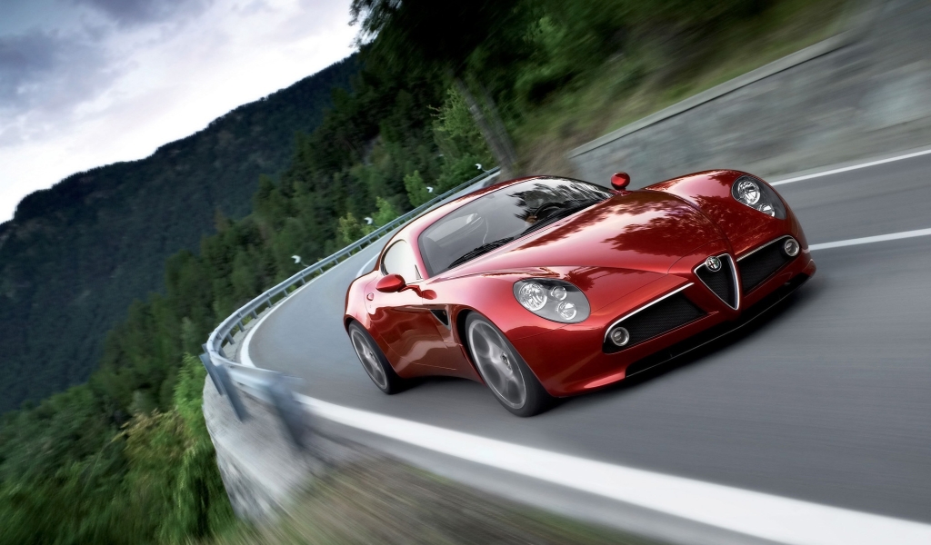 Alfa Romeo Competizione 2009 for 1024 x 600 widescreen resolution