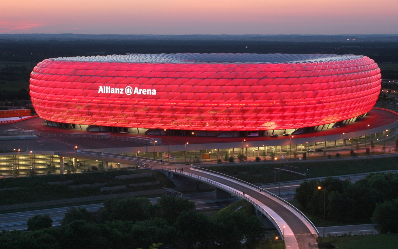 Allianz Arena for 1280 x 800 widescreen resolution