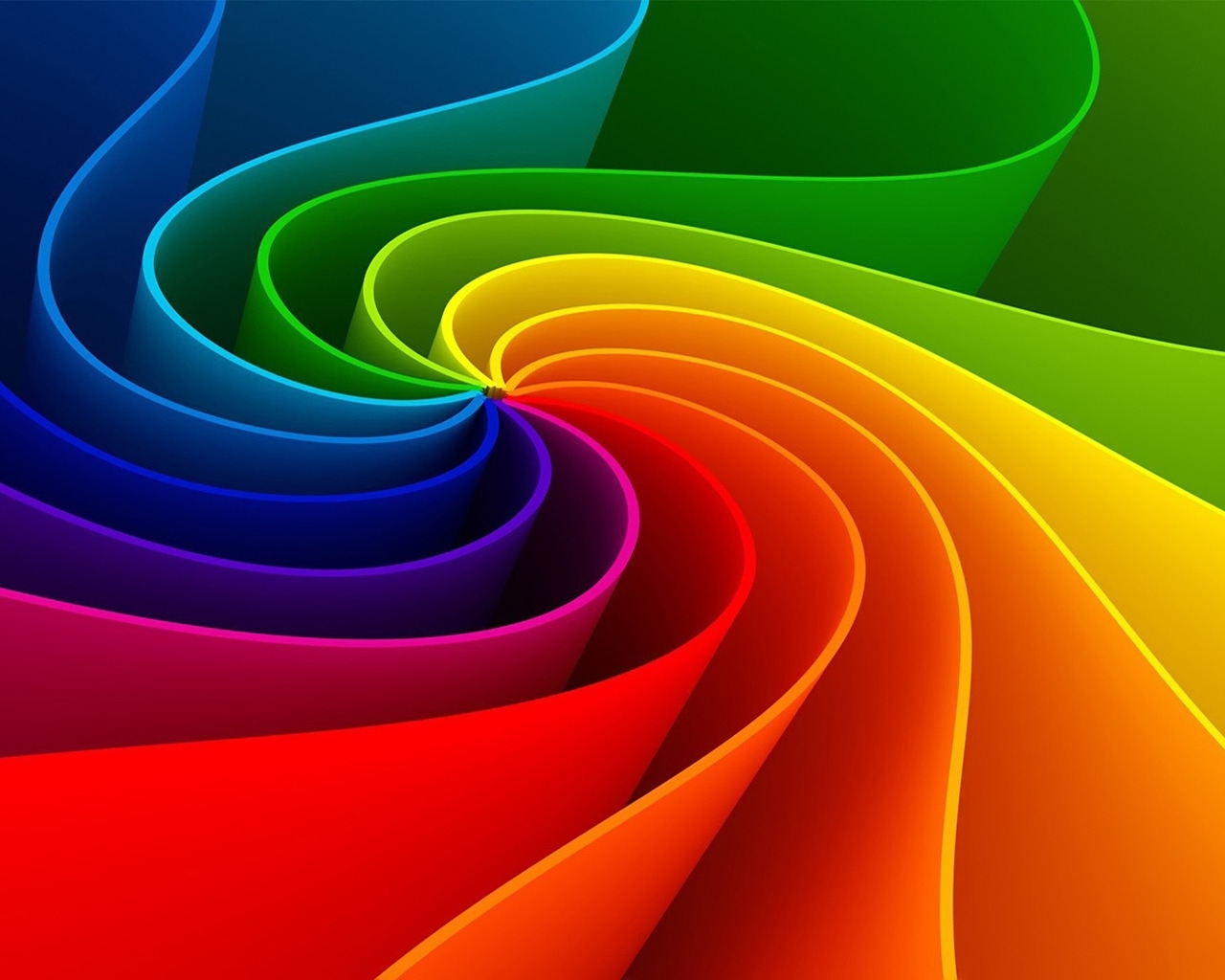 Amazing Abstract Rainbow for 1280 x 1024 resolution