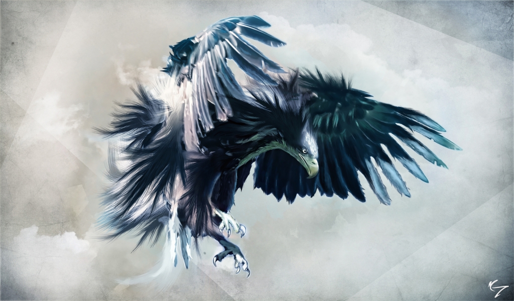 Amazing Eagle for 1024 x 600 widescreen resolution