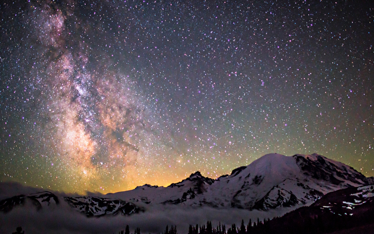 Amazing Milky Way for 1280 x 800 widescreen resolution