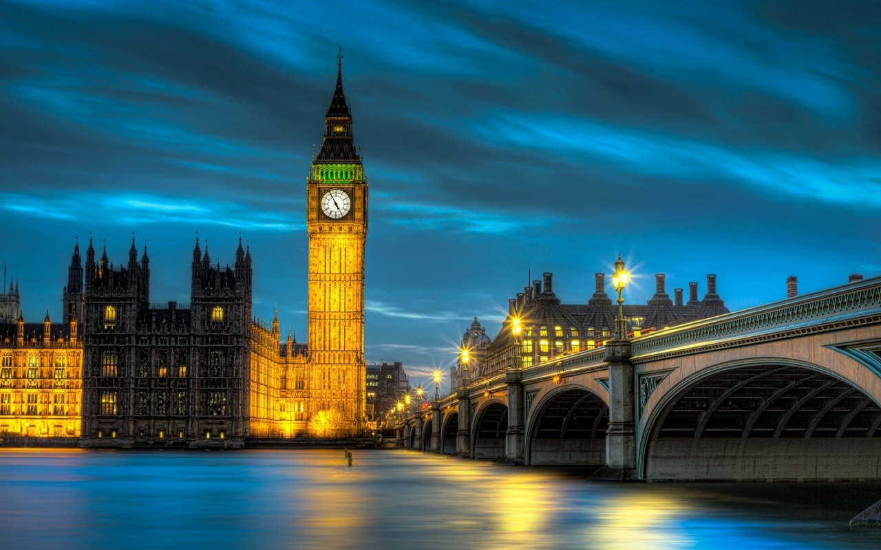 Amazing Palace of Westminster for 1280 x 800 widescreen resolution