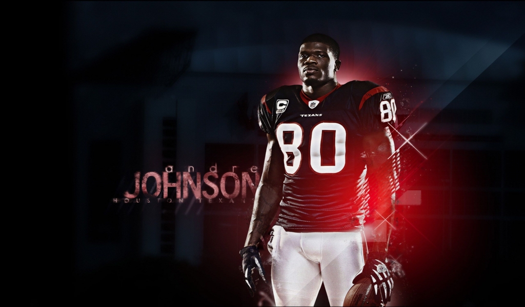 Andre Johnson Houston Texans for 1024 x 600 widescreen resolution