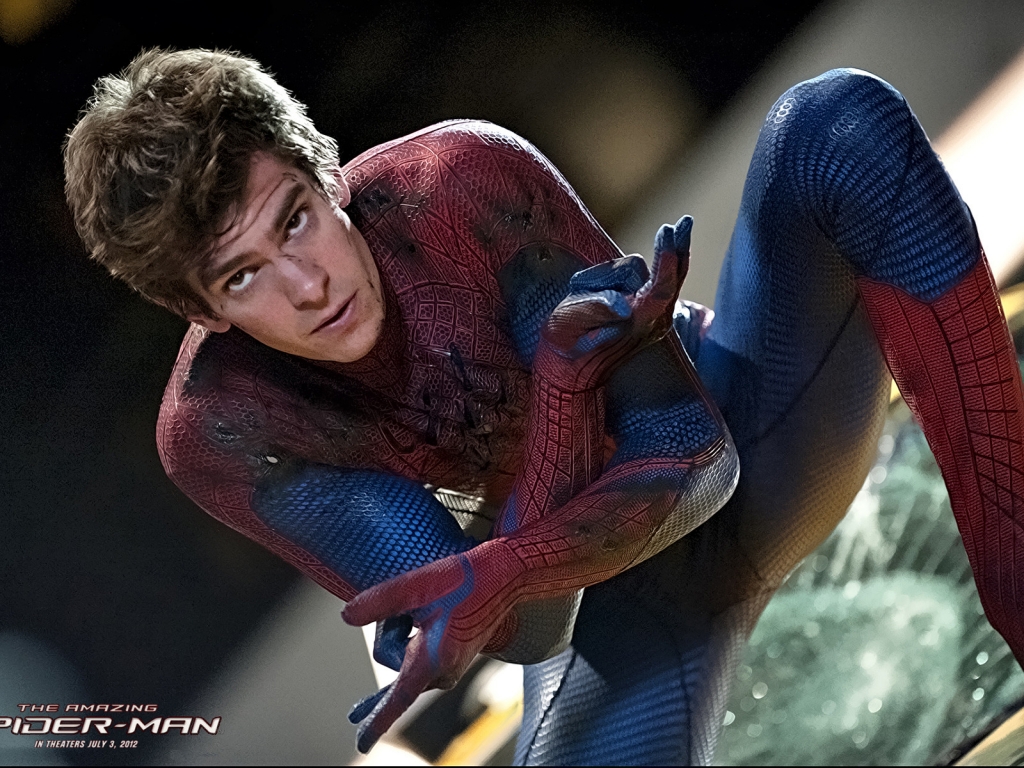 Andrew Garfield as Spider Man for 1024 x 768 resolution
