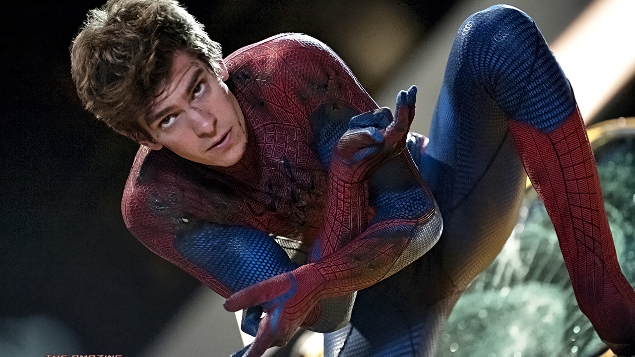 Andrew Garfield as Spider Man for 1280 x 720 HDTV 720p resolution