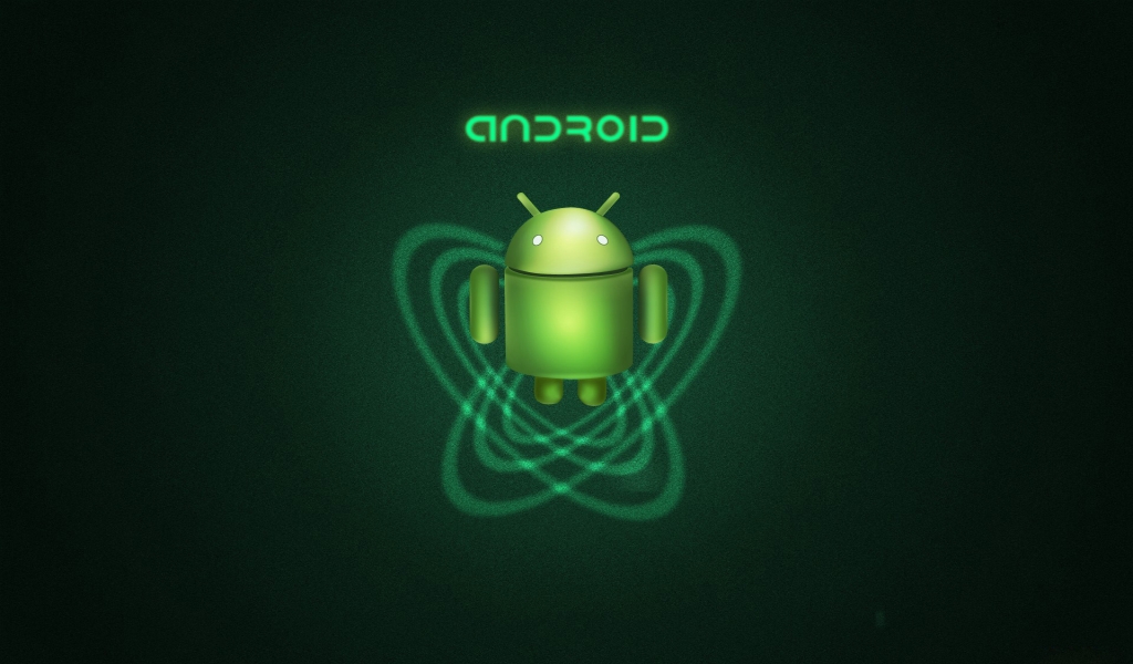 Android Mascot for 1024 x 600 widescreen resolution