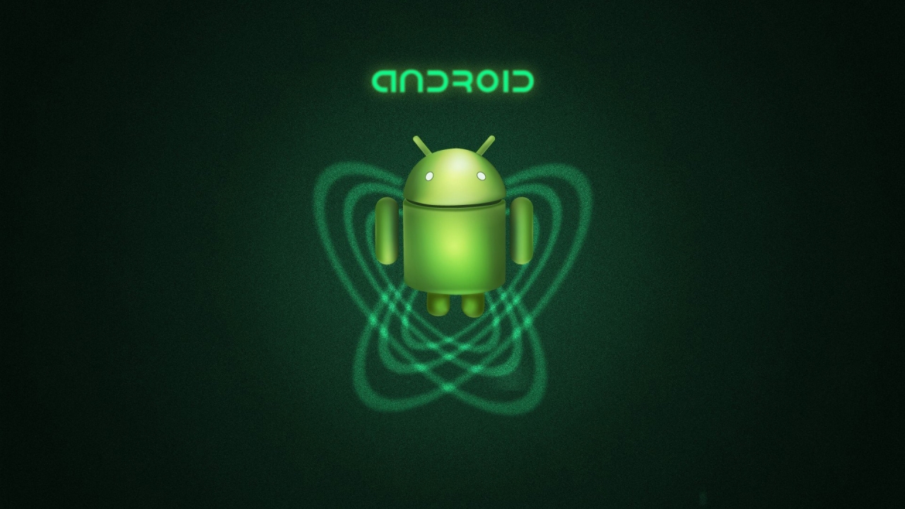 Android Mascot for 1280 x 720 HDTV 720p resolution