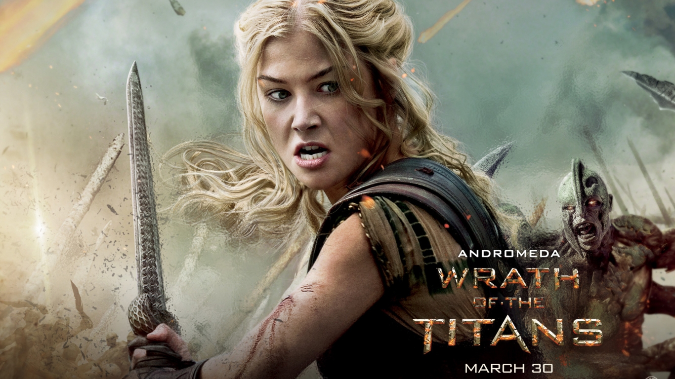 Andromeda Wrath of the Titans for 1366 x 768 HDTV resolution