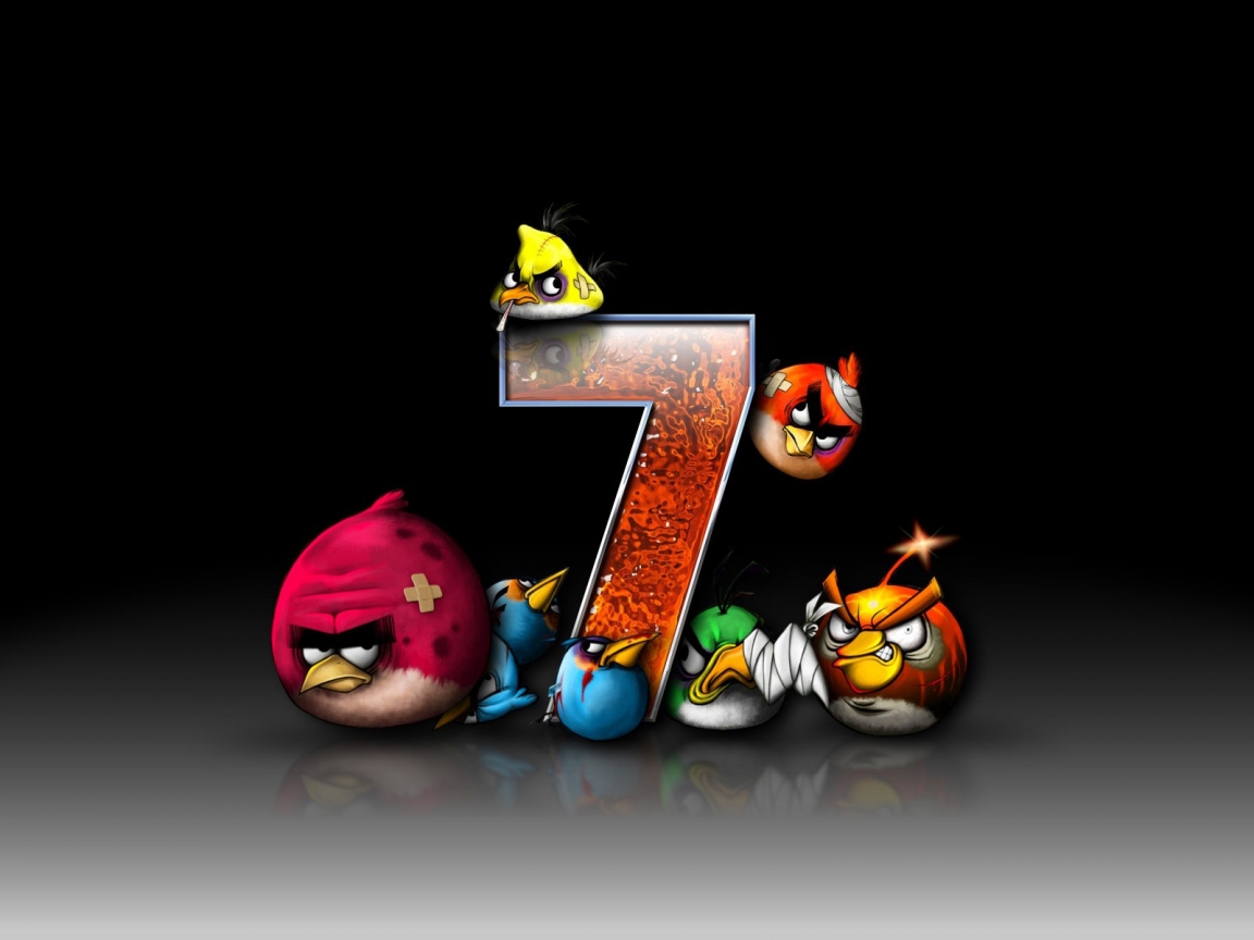 Angry Birds Game for 1152 x 864 resolution