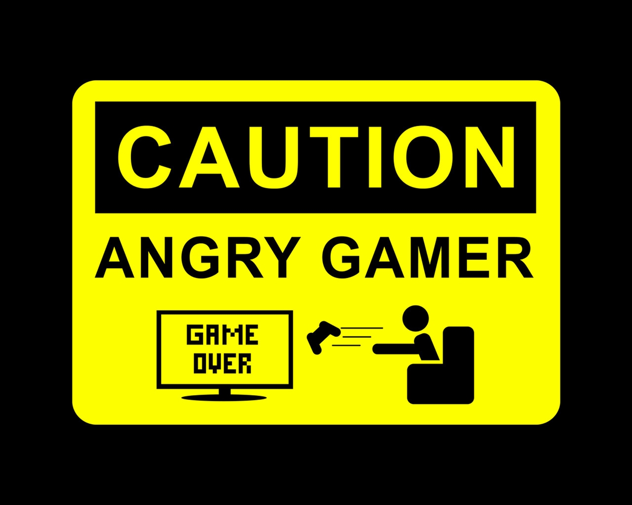 Angry Gamer for 1280 x 1024 resolution