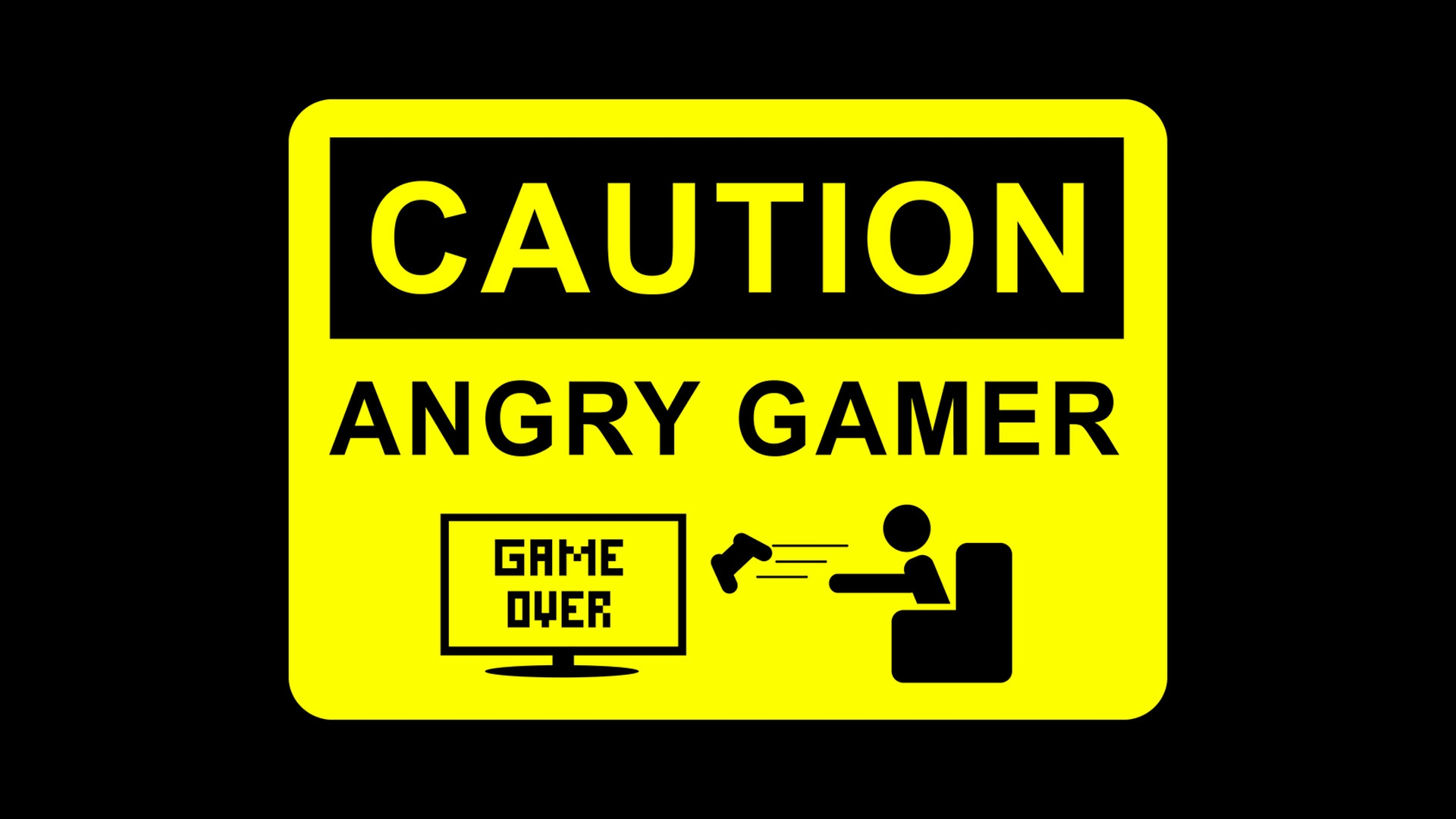 Angry Gamer for 1920 x 1080 HDTV 1080p resolution