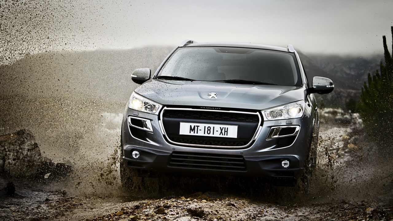Angry Peugeot 4008 for 1280 x 720 HDTV 720p resolution