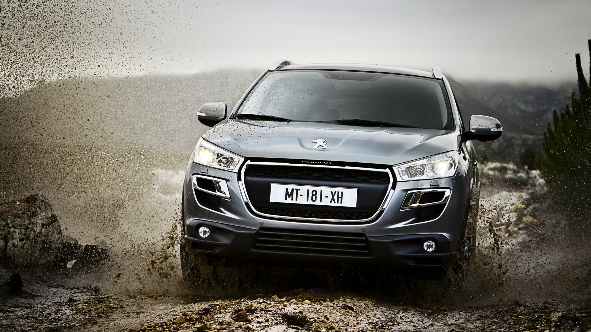 Angry Peugeot 4008 for 1920 x 1080 HDTV 1080p resolution