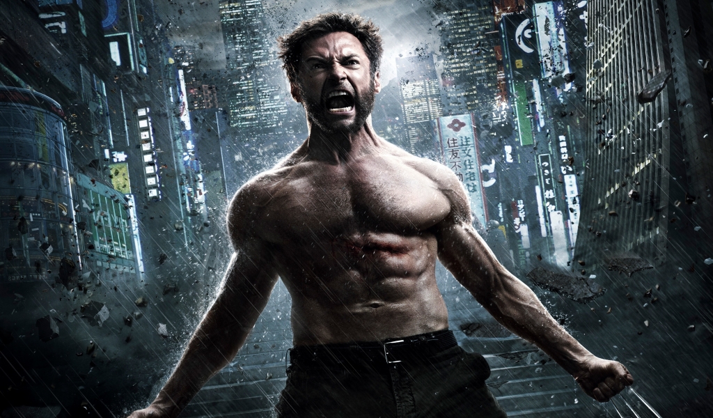 Angry Wolverine for 1024 x 600 widescreen resolution