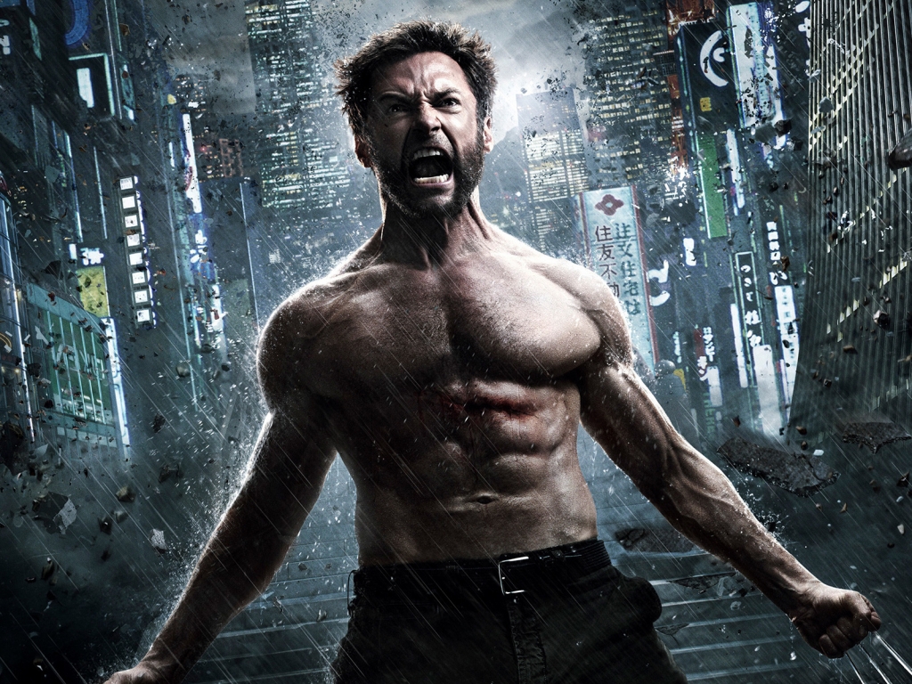 Angry Wolverine for 1024 x 768 resolution