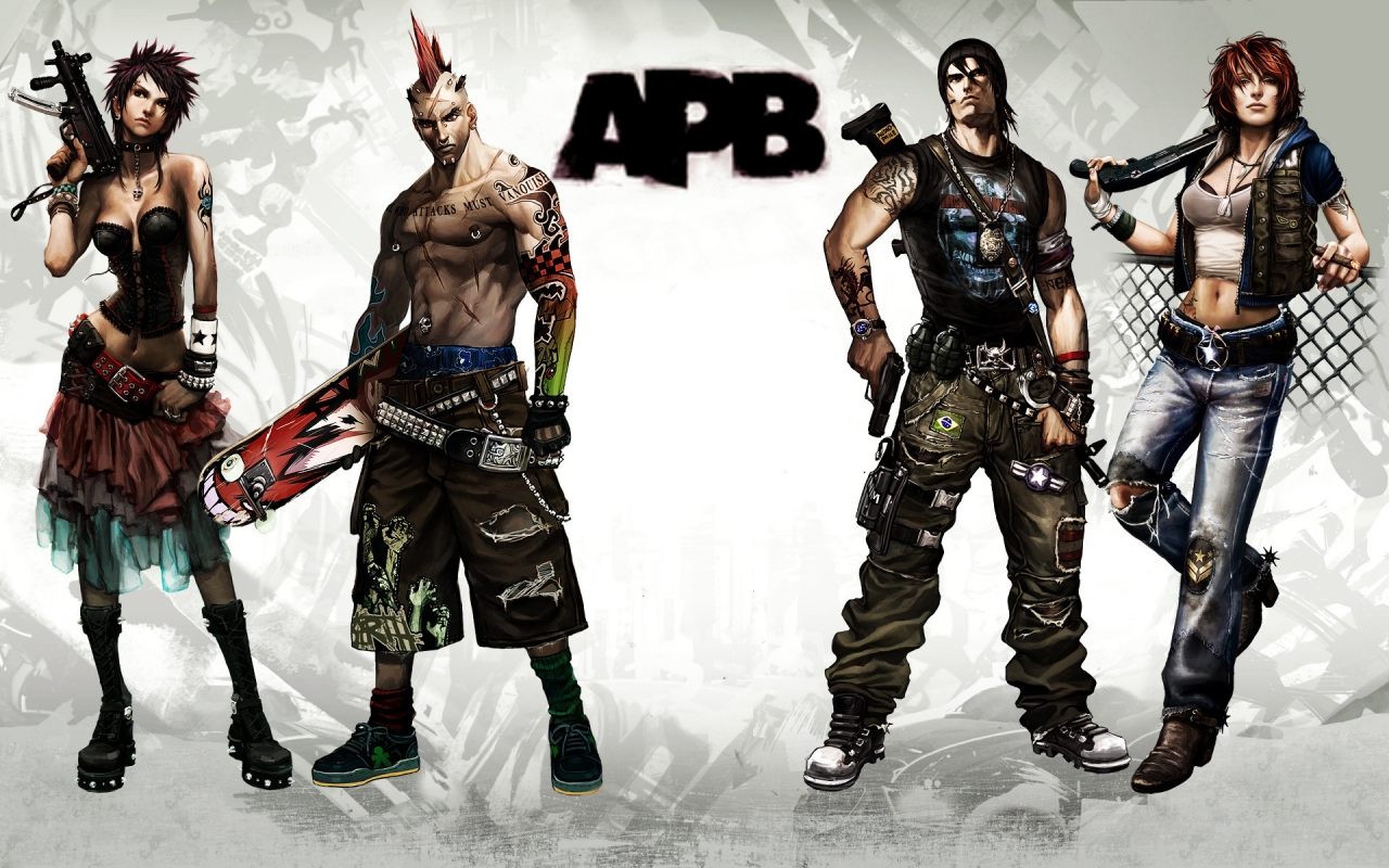 APB All Points Bulletin for 1280 x 800 widescreen resolution