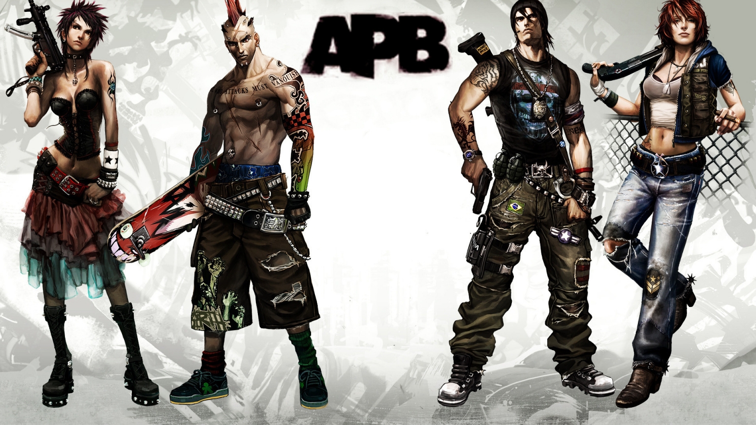 APB All Points Bulletin for 1536 x 864 HDTV resolution