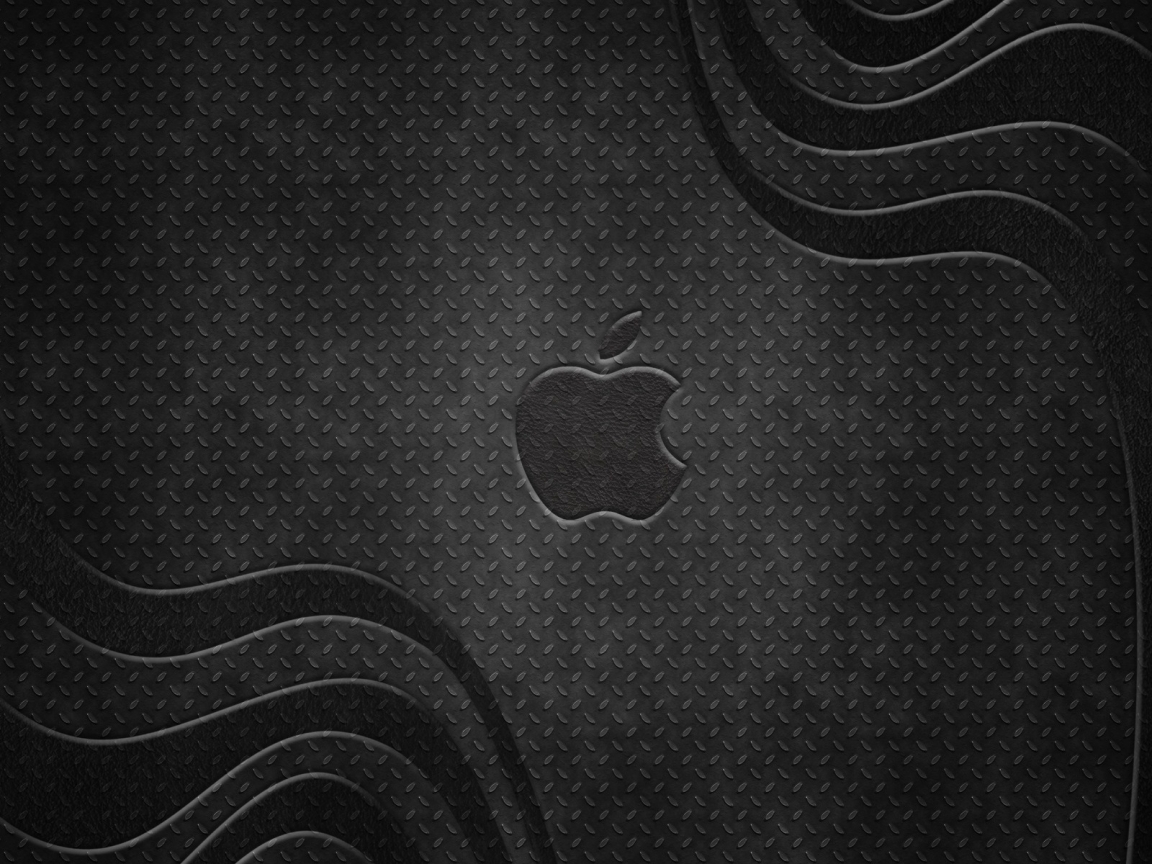 Apple Metal Logo for 1152 x 864 resolution