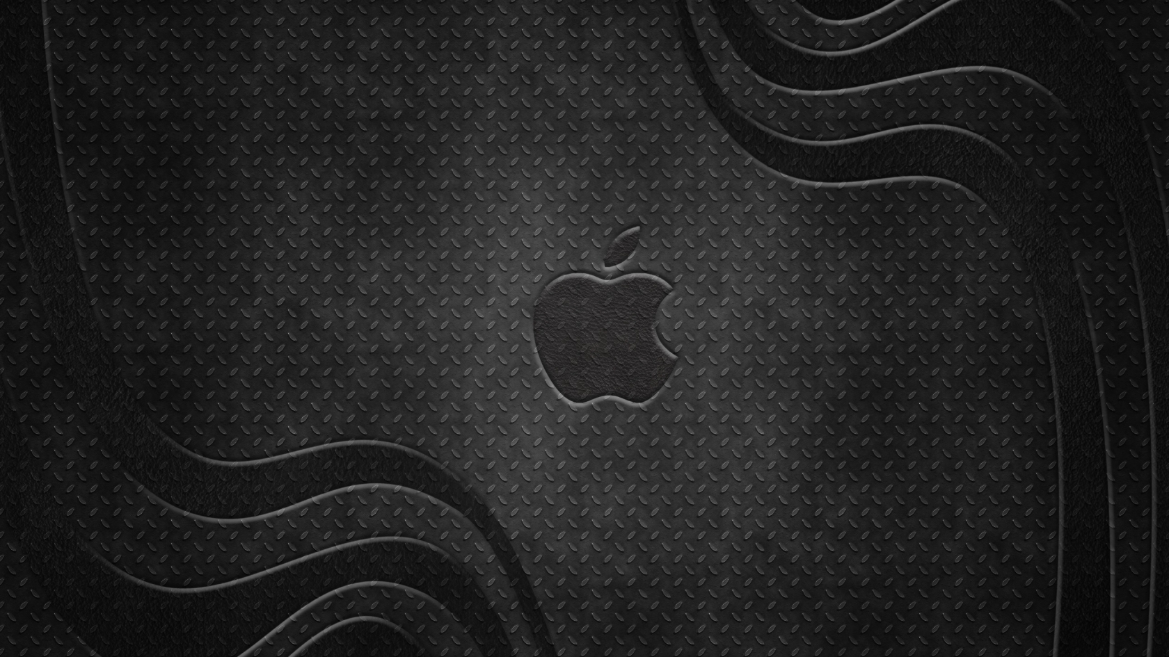 Apple Metal Logo for 1680 x 945 HDTV resolution