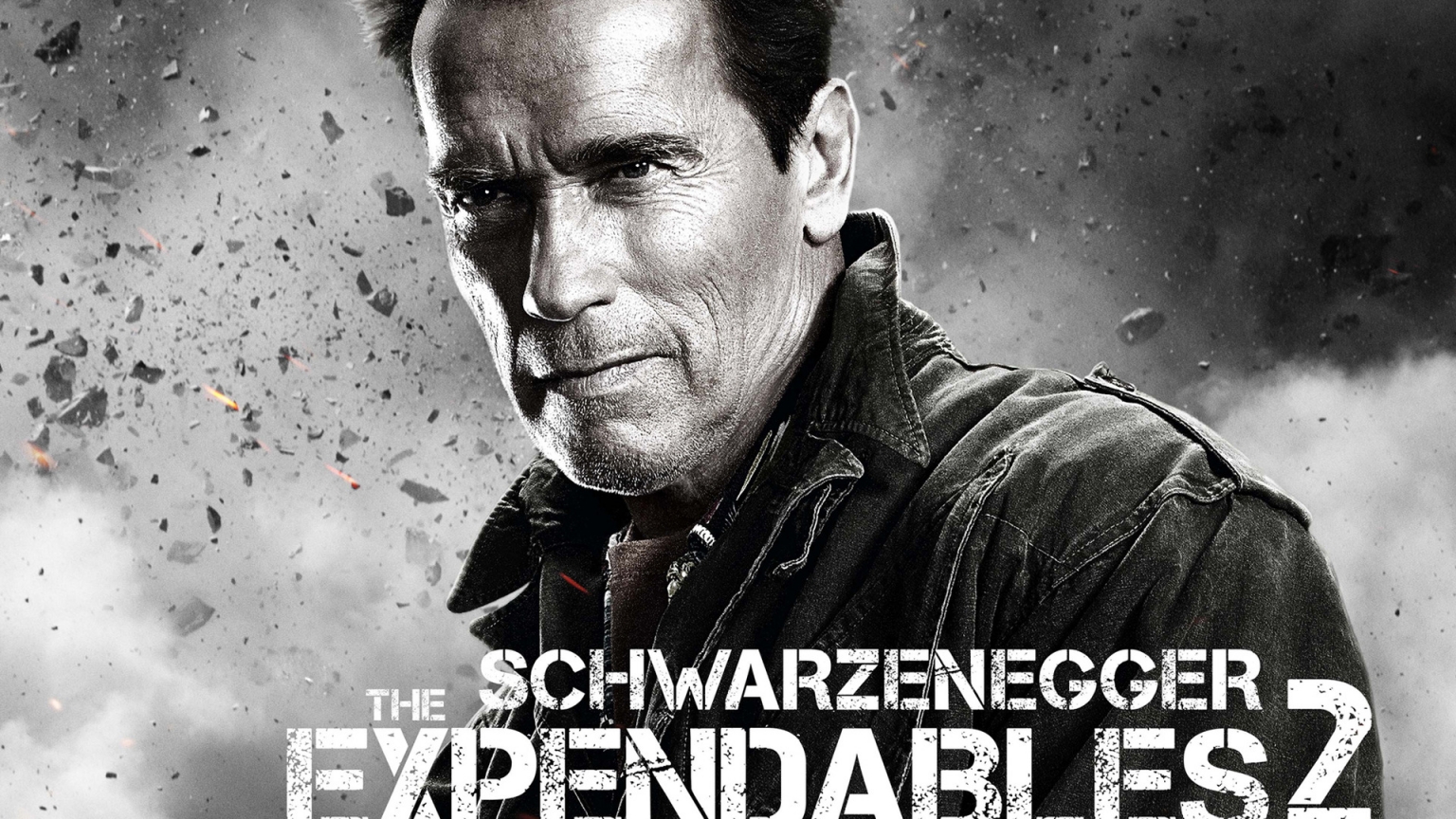 Arnold Schwarzenegger Expendables 2 for 1536 x 864 HDTV resolution