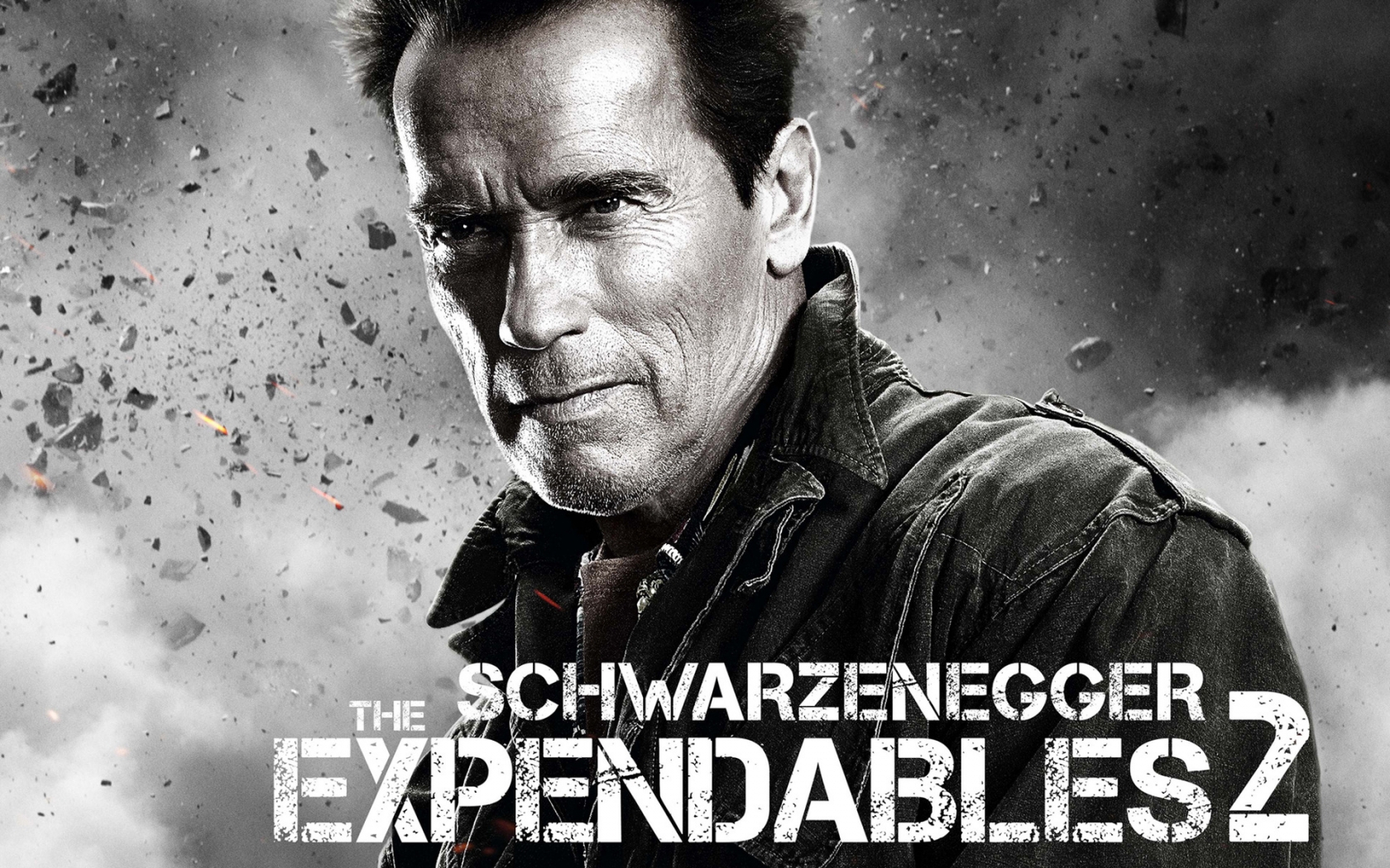 Arnold Schwarzenegger Expendables 2 for 1680 x 1050 widescreen resolution