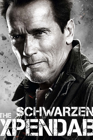 Arnold Schwarzenegger Expendables 2 for 320 x 480 iPhone resolution