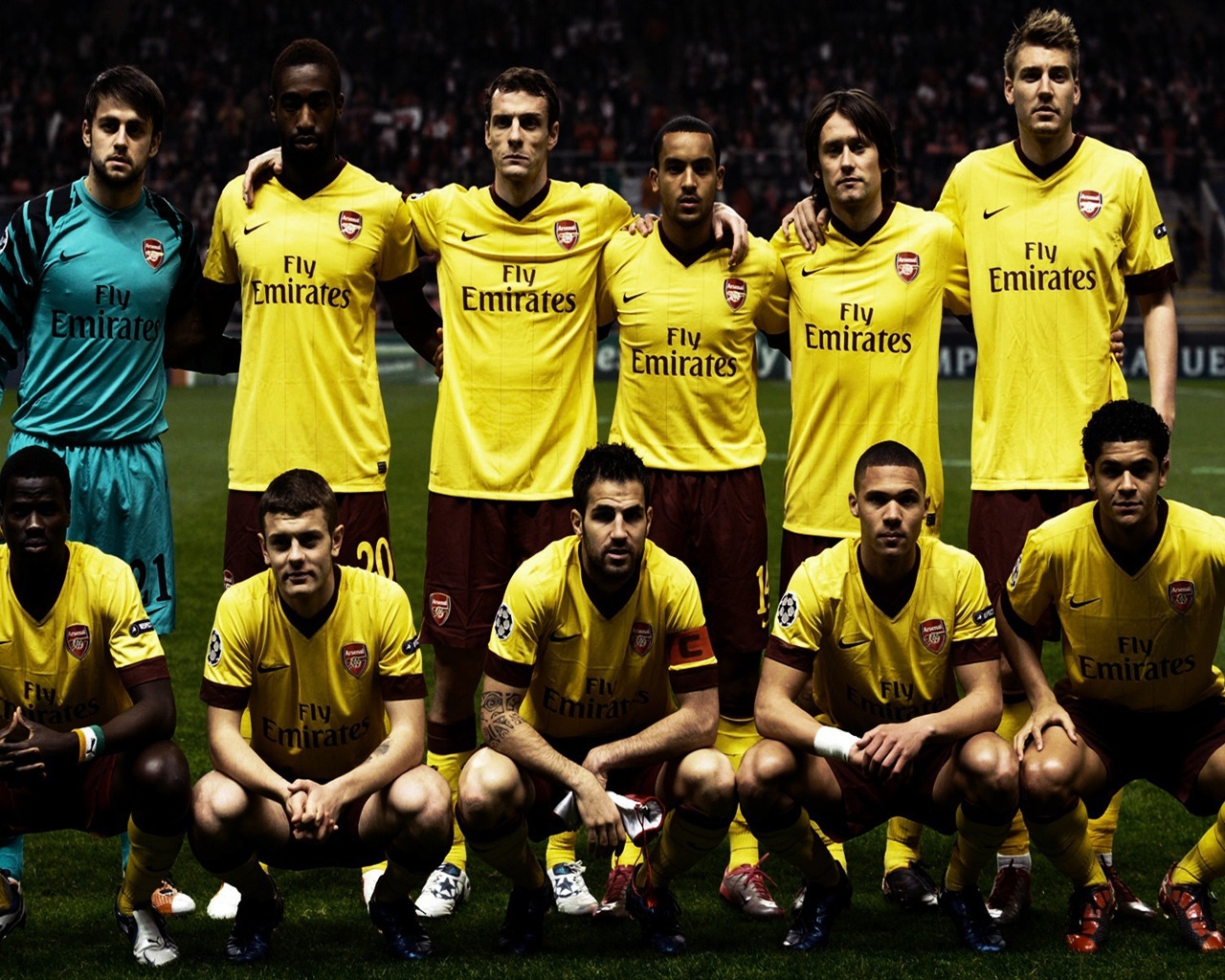 Arsenal London Team for 1280 x 1024 resolution