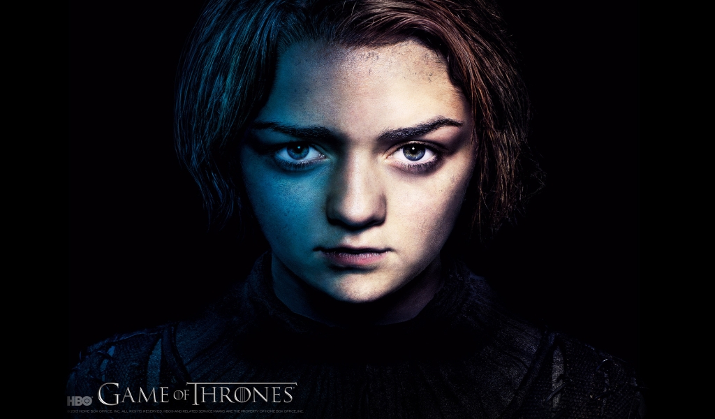 Arya Stark Game of Thrones for 1024 x 600 widescreen resolution