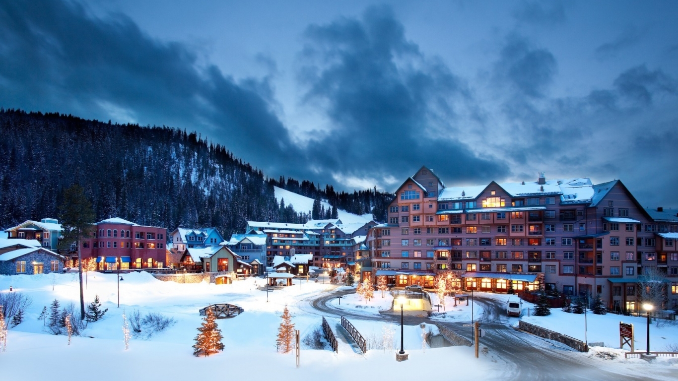 Aspen Colorado Ski Resort for 1366 x 768 HDTV resolution