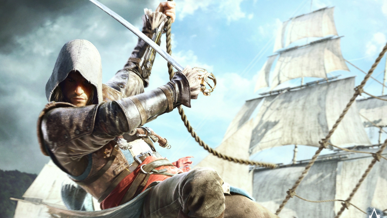 Assassin Creed 4 Black Flag for 1280 x 720 HDTV 720p resolution