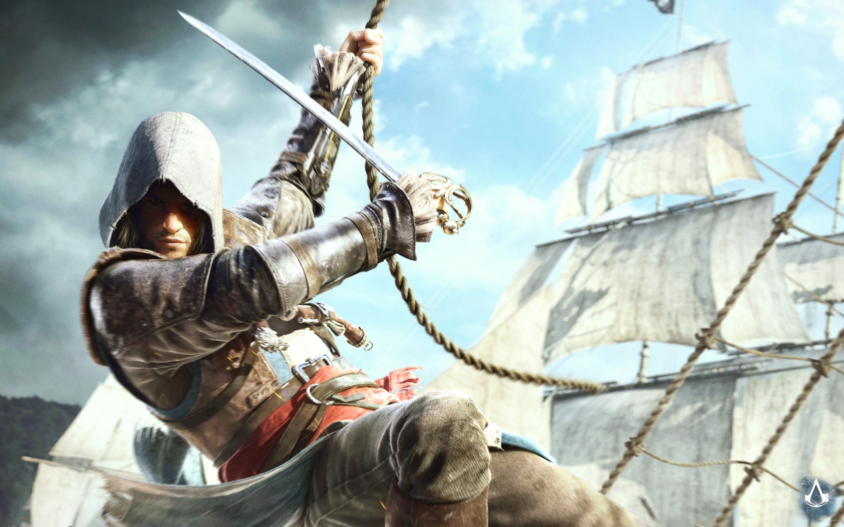 Assassin Creed 4 Black Flag for 1680 x 1050 widescreen resolution
