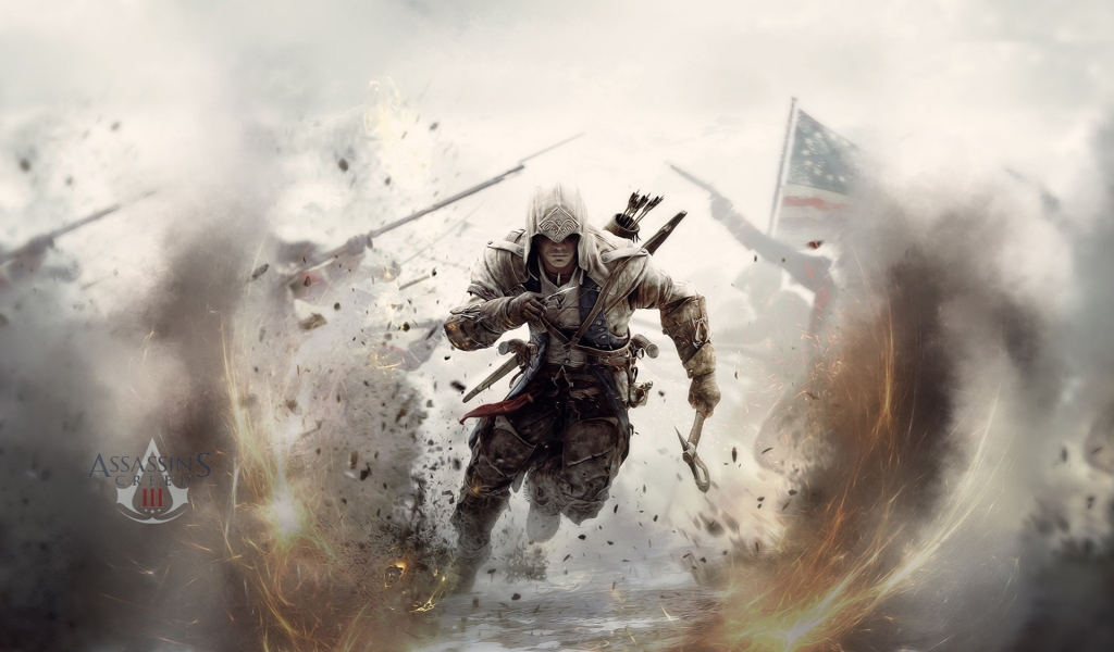 Assassins Creed 3 Game for 1024 x 600 widescreen resolution