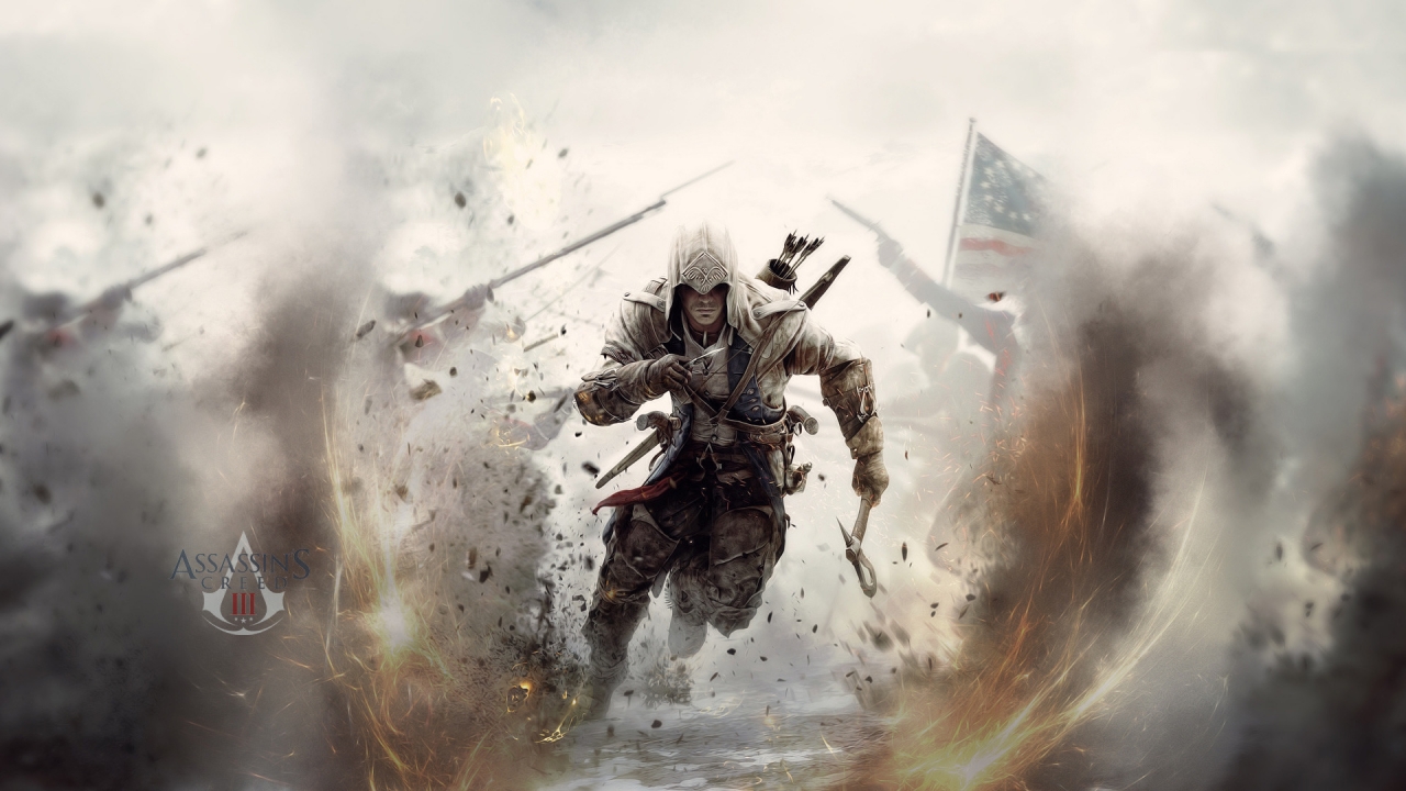 Assassins Creed 3 Game for 1280 x 720 HDTV 720p resolution