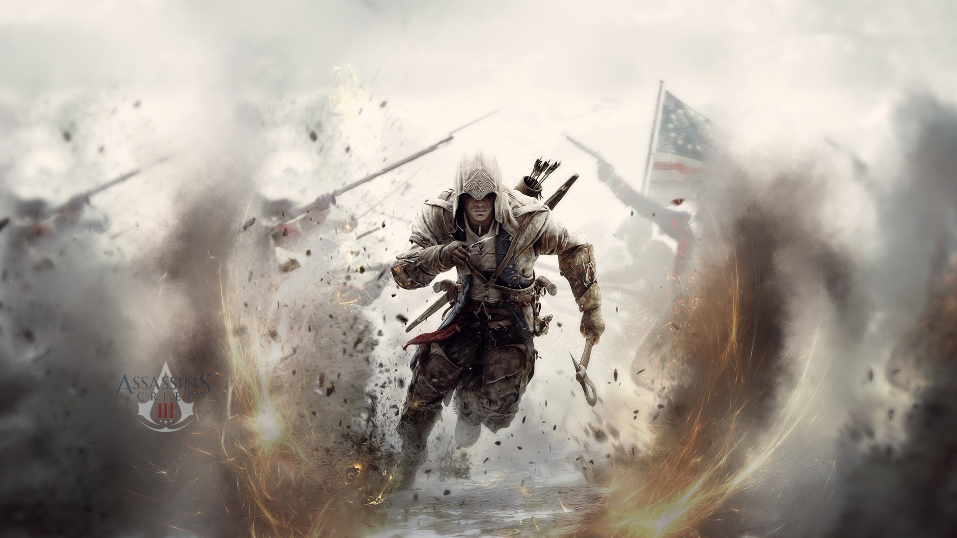 Assassins Creed 3 Game for 1920 x 1080 HDTV 1080p resolution