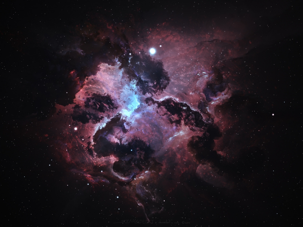 Atlantis Nexus Nebula for 1024 x 768 resolution