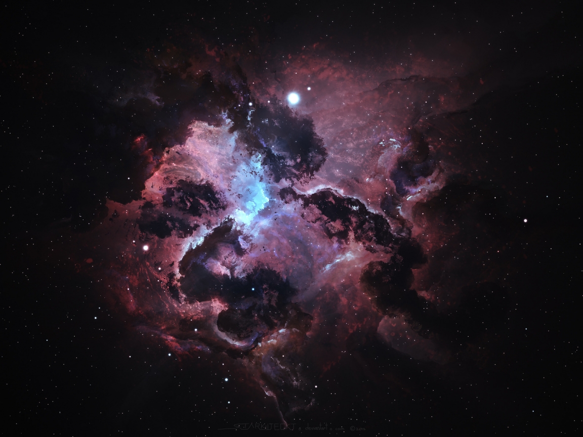 Atlantis Nexus Nebula for 1152 x 864 resolution