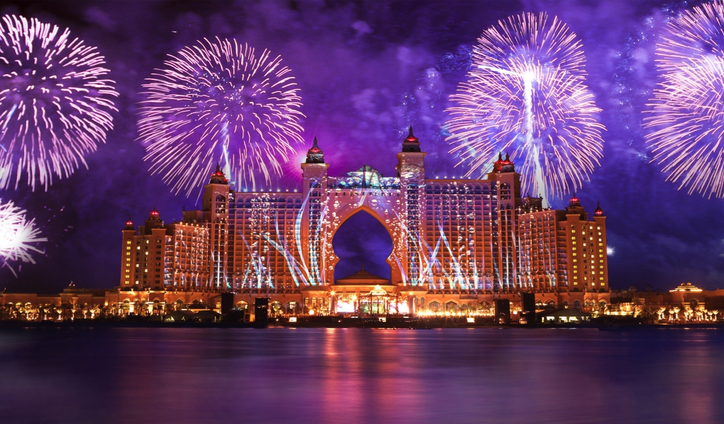 Atlantis The Palm Hotel for 1024 x 600 widescreen resolution