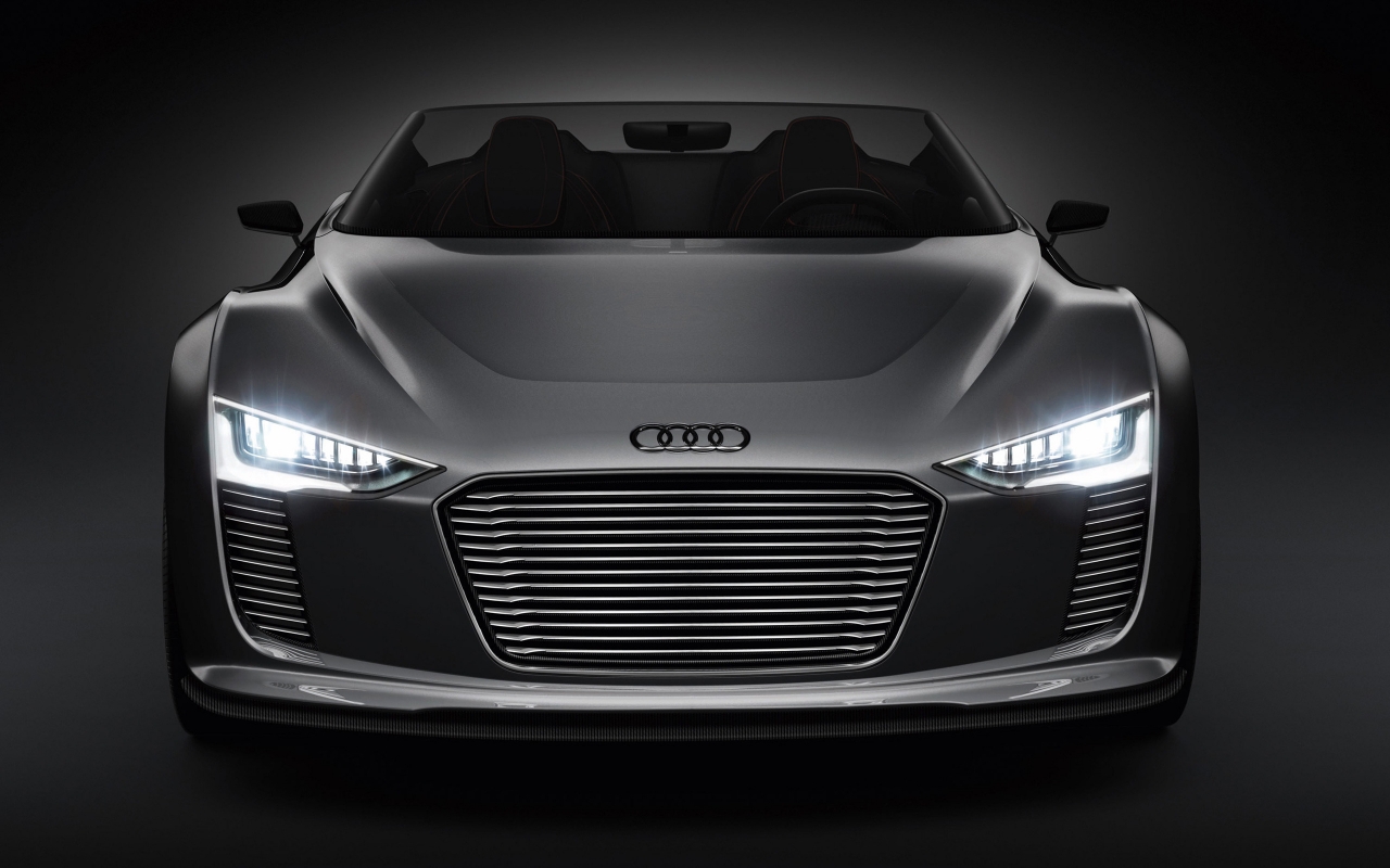Audi E-Tron Spyder Concept for 1280 x 800 widescreen resolution