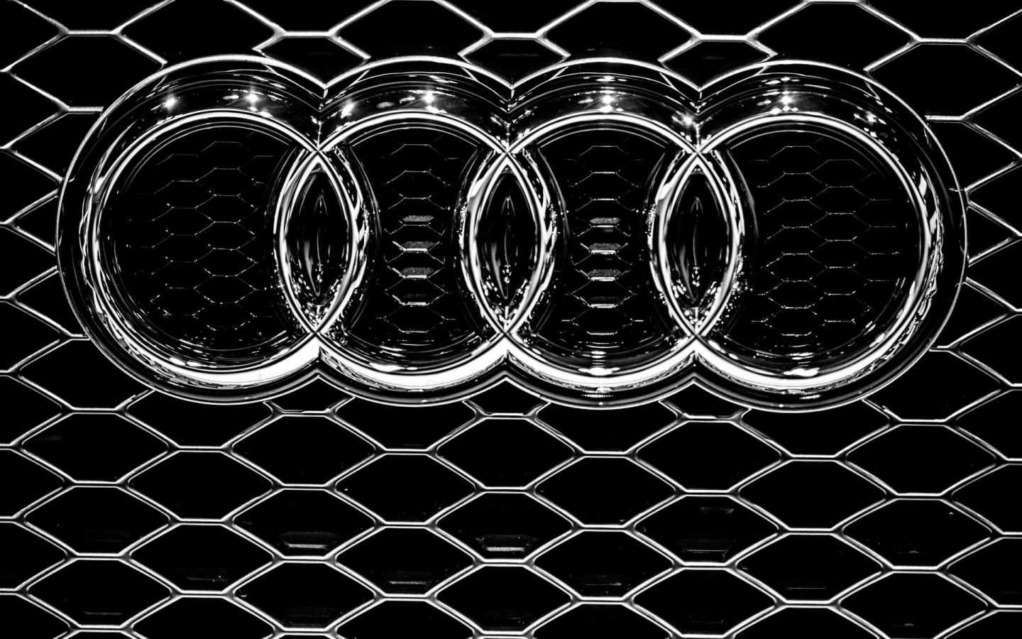 Audi Grille for 1440 x 900 widescreen resolution