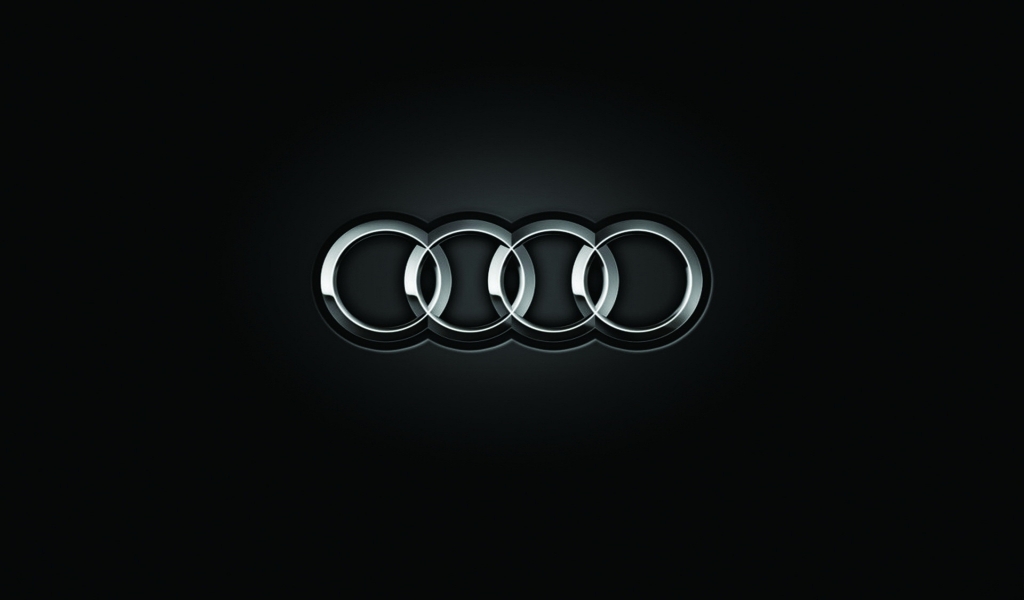 Audi Logo for 1024 x 600 widescreen resolution