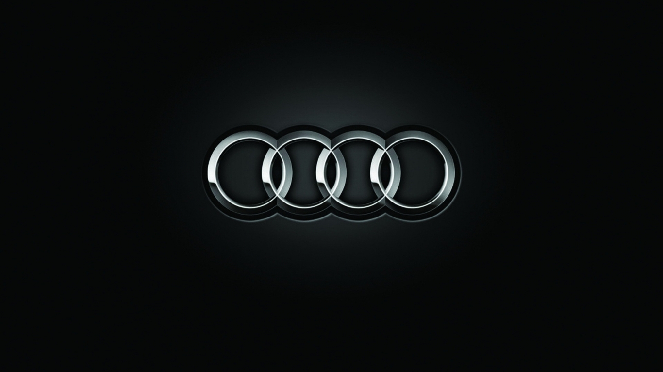 Audi Logo for 1366 x 768 HDTV resolution