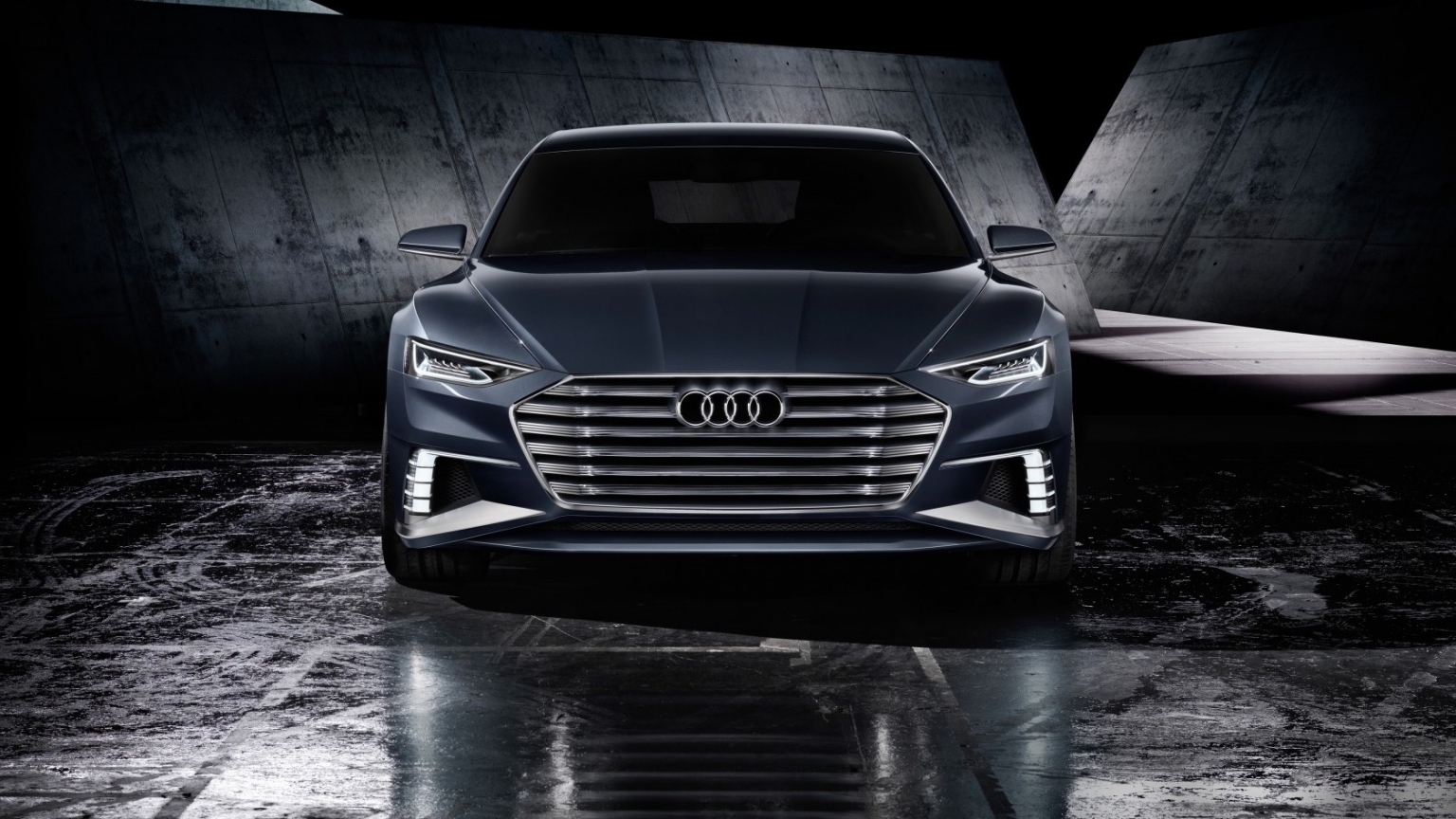 Audi Prologue Avant Front View for 1536 x 864 HDTV resolution