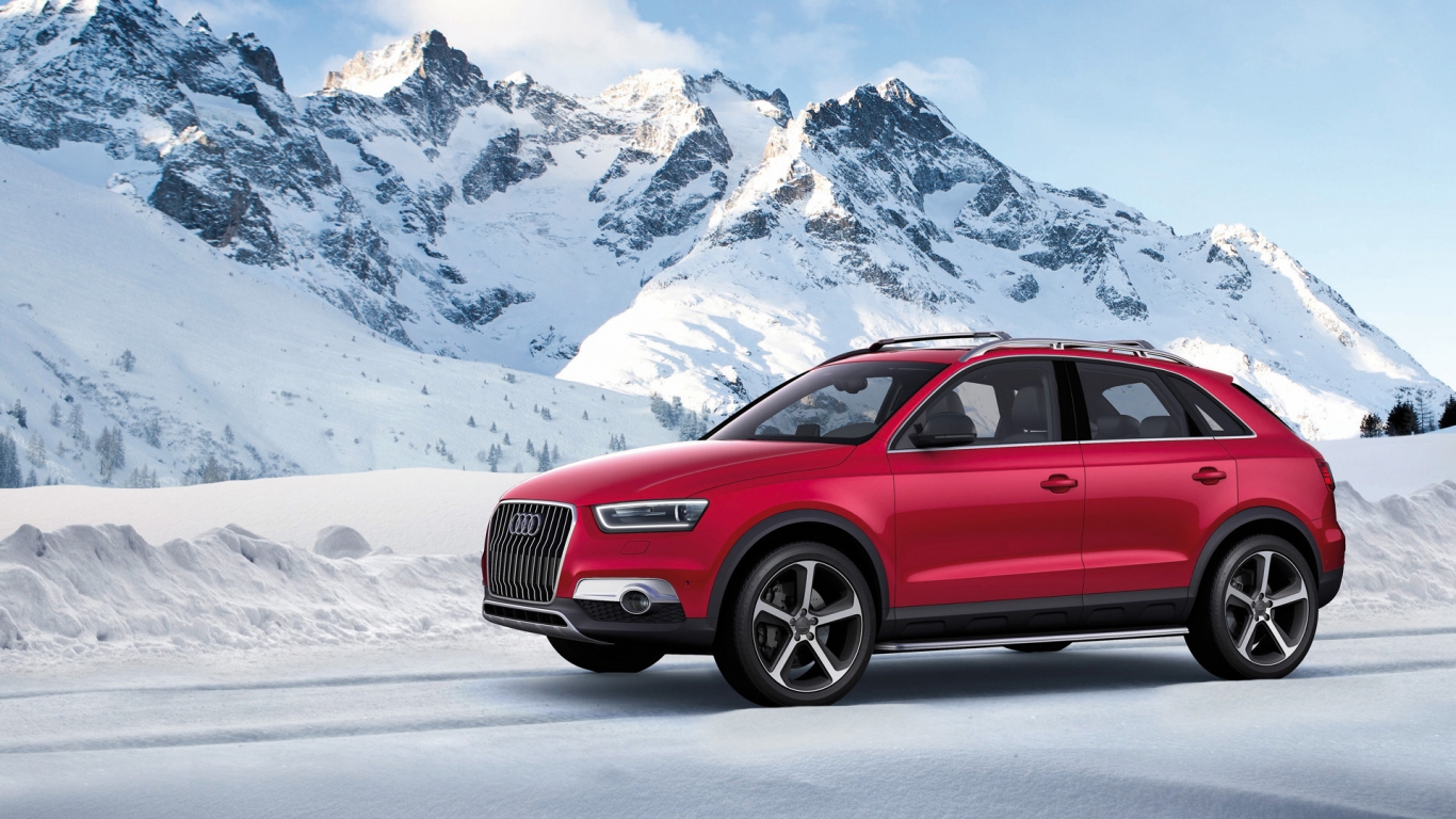 Audi Q3 Vail 2012 for 1366 x 768 HDTV resolution