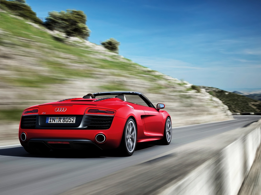 Audi R8 Spyder Speed for 1024 x 768 resolution